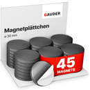 Magnetplättchen einseitig selbstklebend groß