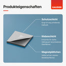 Magnetplättchen einseitig selbstklebend groß