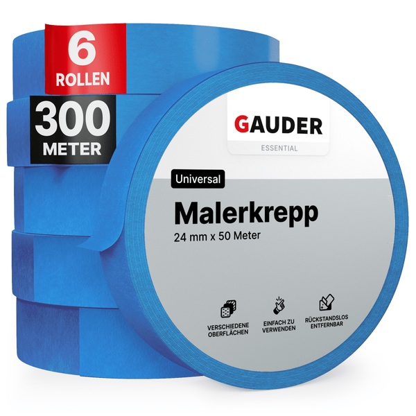 3x Malerkrepp Abdeckband Kreppband Abklebeband Klebeband Malerband Malerbedarf E - Foto 9