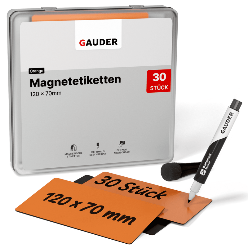 Beschreibbare Magnetstreifen - 120 mm x 70 mm