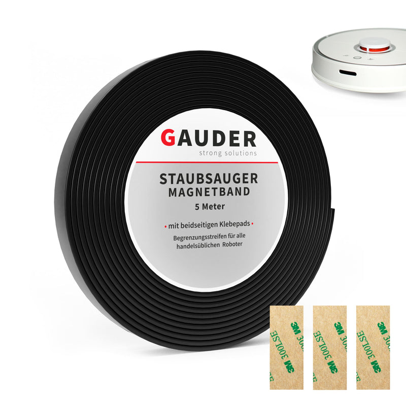 Magnetic Tape with adhesive pads for robot vacuum cleaners