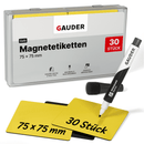 Beschreibbare Magnetstreifen - 75 mm x 75 mm