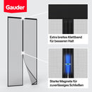 Fliegengitter Balkontür schwarz - Magnetische Fliegengitter Tür ohne Bohren