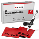 Beschreibbare Magnetstreifen - 75 mm x 75 mm