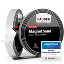 Magnetband 3mm einseitig selbstklebend mit speziellem Schaumstoff-Kleber