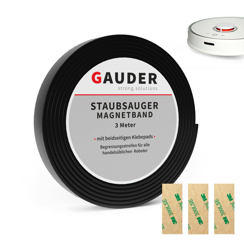 Magnetic Tape with adhesive pads for robot vacuum cleaners