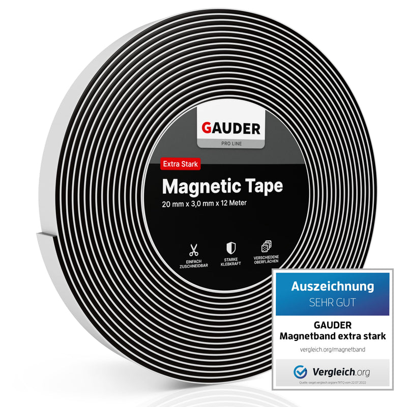 Magnetic Tape with foam adhesive (3 mm thick)