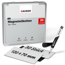 Dry-Erase Magnetic Labels - 120 mm x 70 mm
