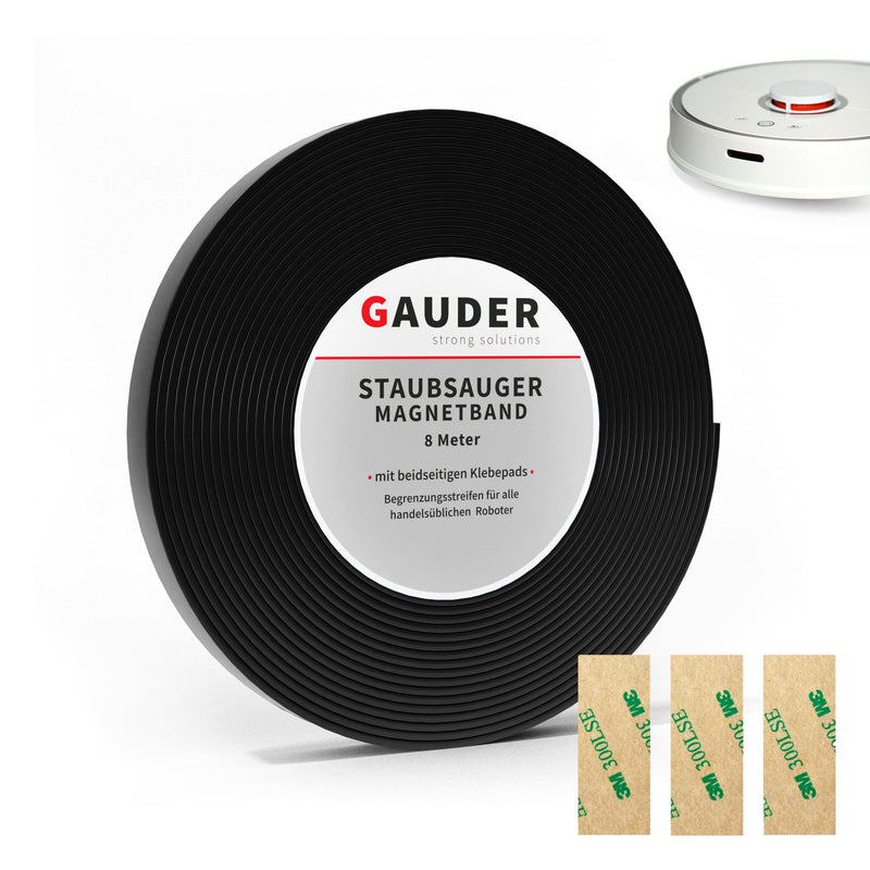 Magnetic Tape with adhesive pads for robot vacuum cleaners