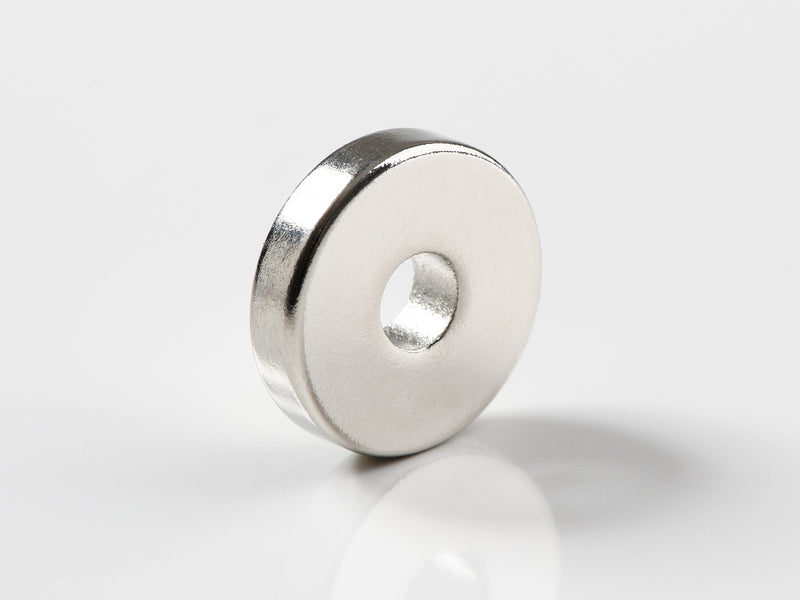 Neodym-Ringmagnet 15 mm Durchmesser, 3,5 mm Höhe