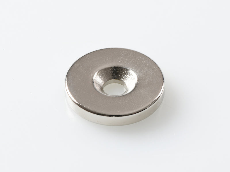 Neodym-Ringmagnet 24 mm Durchmesser, 4 mm Höhe